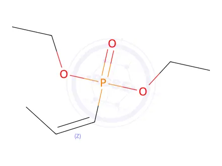 Chemical structure of (Z)-diethyl prop-1-en-1-ylphosphonate