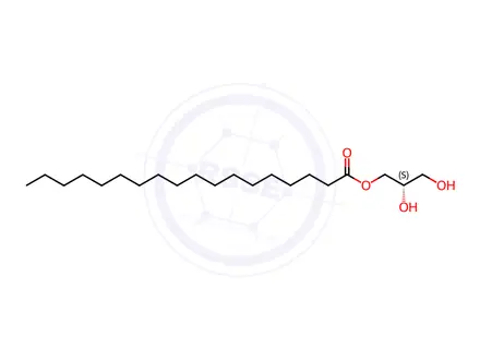Chemical structure of 1-Stearoyl-sn-glycerol