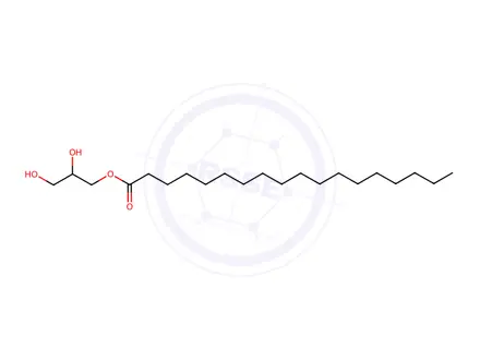 Chemical structure of Glyceryl monostearate
