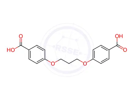 Chemical structure of 1 3-BIS(P-CARBOXYPHENOXY)PROPANE