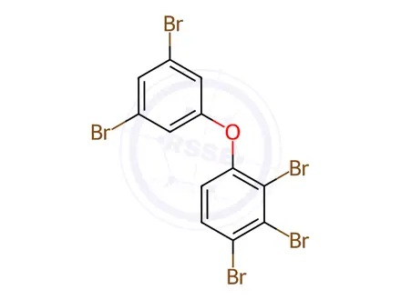 Chemical structure of 2,3,3',4,5'-Pentabromodiphenyl Ether