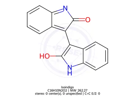 Chemical structure of Isoindigo