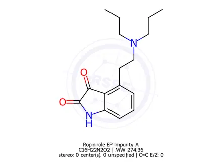 Chemical structure of Ropinirole EP Impurity A