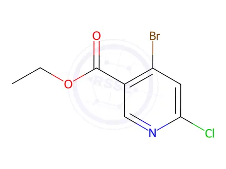Chemical structure of Ethyl 4-bromo-6-chloronicotinate
