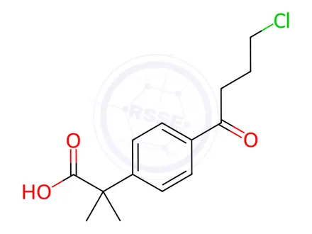 Chemical structure of Fexofenadine Impurity 65