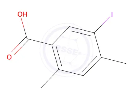 Chemical structure of 5-Iodo-2,4-dimethylbenzoic Acid