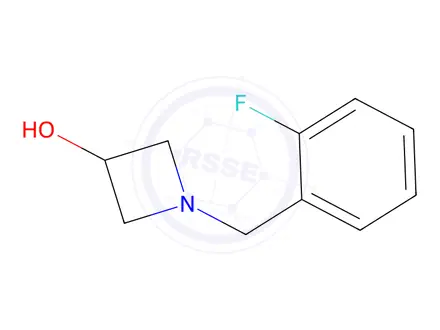 Chemical structure of 1-[(2-fluorophenyl)methyl]azetidin-3-ol