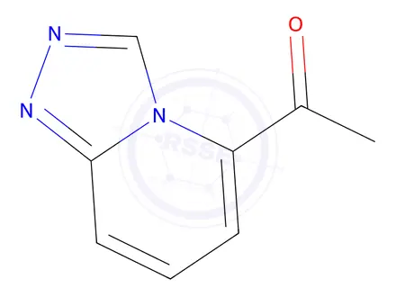 Chemical structure of 1-([1,2,4]Triazolo[4,3-a]pyridin-5-yl)ethanone