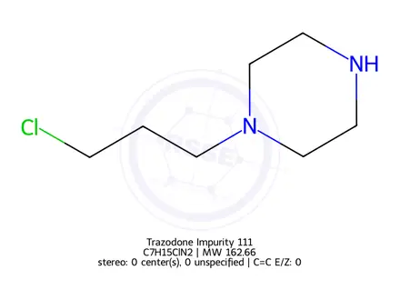 Chemical structure of Trazodone Impurity 111