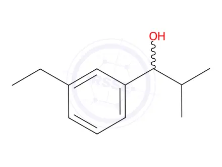 Chemical structure of 1-(3-ethylphenyl)-2-methylpropan-1-ol