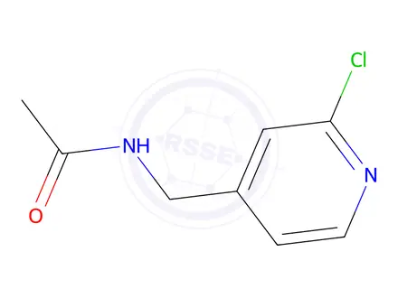 Chemical structure of Acetamide, N-[(2-chloro-4-pyridinyl)methyl]-