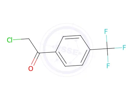 Chemical structure of 2-chloro-1-[4-(trifluoromethyl)phenyl]ethan-1-one