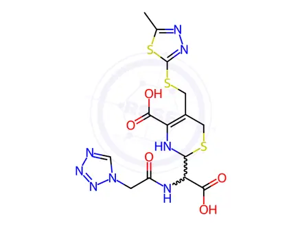 Chemical structure of Cefazoloic Acid Isomers,Cefazoloic Impurity L (USP),Cefazoloic Impurity I(EP)