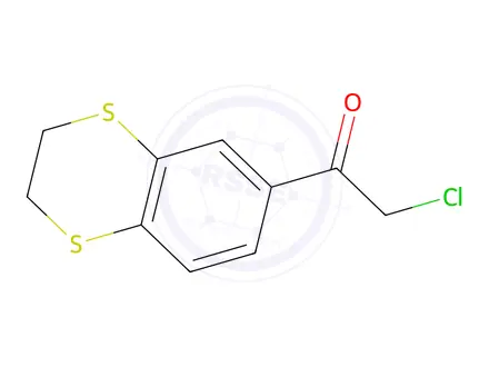 Chemical structure of 6-CHLOROACETYL-BENZO-1,4-DITHIAN