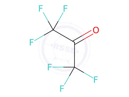 Chemical structure of Hexafluoroacetone