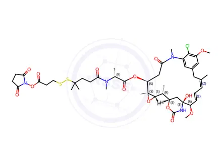 Chemical structure of DM4-SPDP