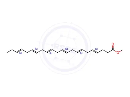 Chemical structure of Methyl-4,7,10,13,16,19-docosahexaenoate(Dha-M)(C22:6)