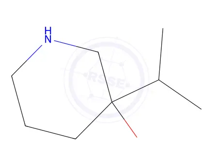 Chemical structure of 3-isopropylpiperidin-3-ol