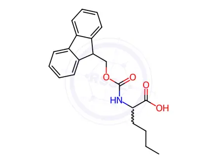 Chemical structure of FMOC-DL-NLE-OH