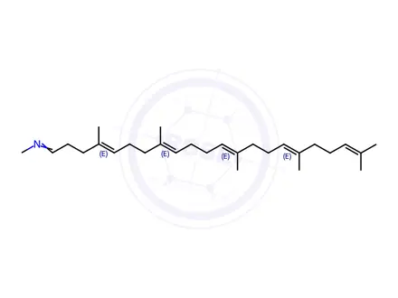 Chemical structure of squalene N-methylimine