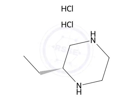 Chemical structure of (R)-2-Ethylpiperazine Dihydrochloride