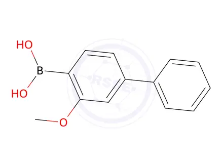 Chemical structure of (3-Methoxy-4-biphenylyl)boronic acid