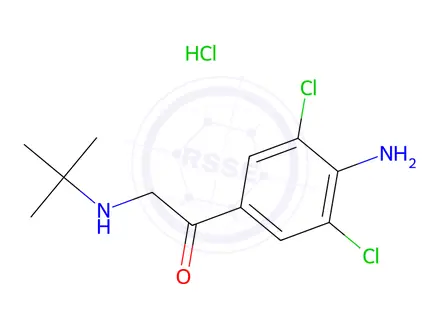 Chemical structure of Clenbuterol Impurity 2 (Clenbuterol Hydrochloride EP Impurity B Hydrochloride)