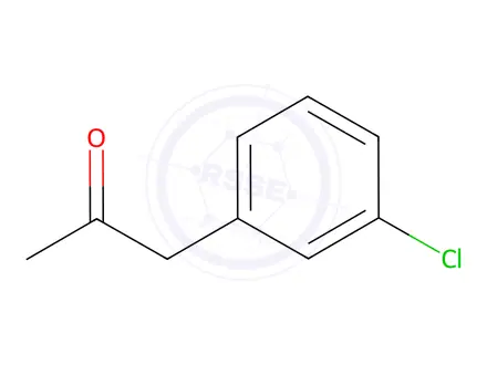Chemical structure of 3-Chlorophenylacetone