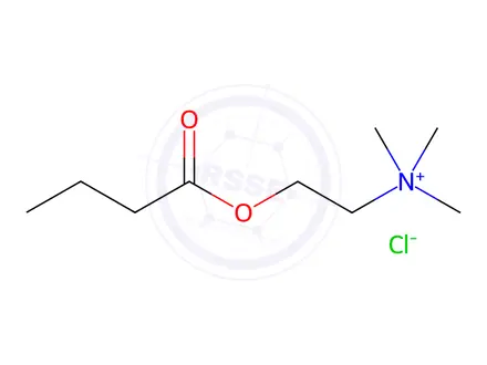 Chemical structure of Butyrylcholine Chloride