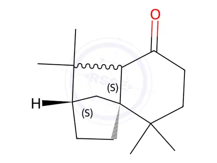 Chemical structure of Isolongifoleneketone