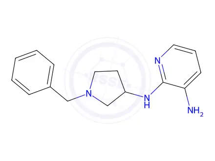 Chemical structure of N2-(1-Benzylpyrrolidin-3-yl)pyridine-2,3-diamine