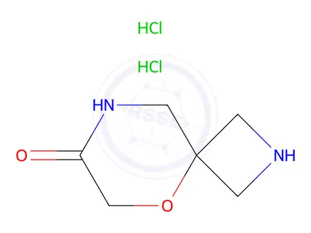 Chemical structure of 5-Oxa-2,8-diazaspiro[3.5]nonan-7-one dihydrochloride