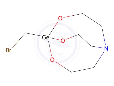 Chemical structure of 2-(bis(2-hydroxyethyl)amino)ethanol, bromomethylgermanium