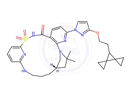 Chemical structure of Vanzacaftor