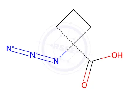 Chemical structure of 1-Azidocyclobutane-1-carboxylic acid