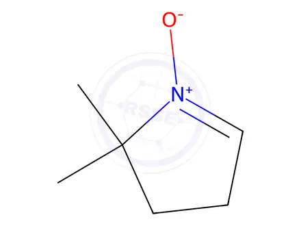 Chemical structure of 5,5-Dimethyl-1-pyrroline N-Oxide
