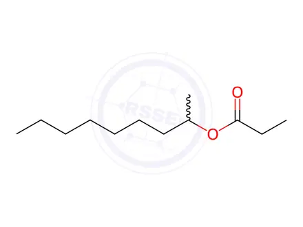 Chemical structure of 2-Nonanol, 2-propanoate