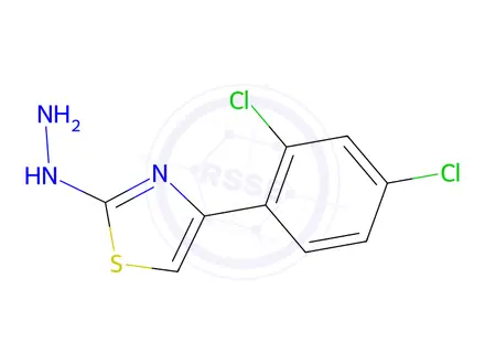 Chemical structure of 4-(2,4-DICHLOROPHENYL)-2(3H)-THIAZOLONE HYDRAZONE