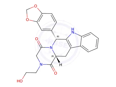 Chemical structure of Nortadalafil-N-2-hydroxyethyl