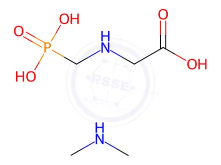 Chemical structure of Glyphosate Dimethylamine