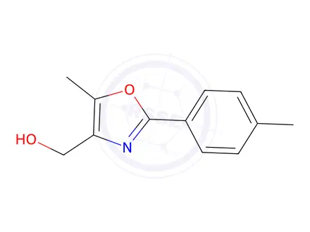 Chemical structure of (5-Methyl-2-(p-tolyl)oxazol-4-yl)methanol