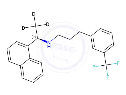 Chemical structure of (R)-Cinacalcet-D3