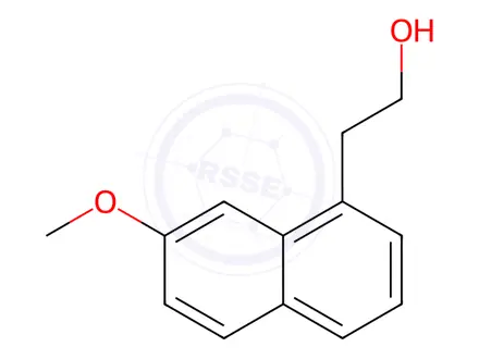 Chemical structure of 7-Methoxy-1-naphthaleneethanol