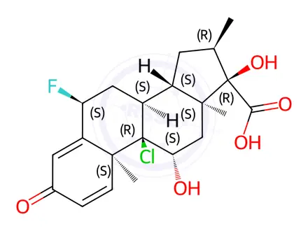 Chemical structure of Fluticasone Impurity 47