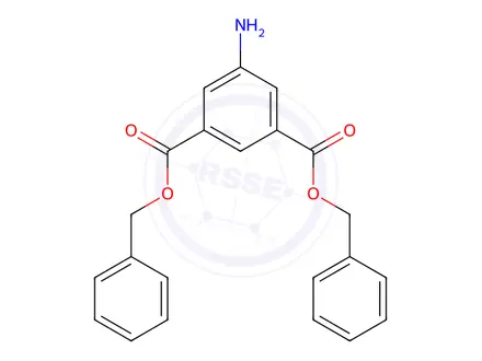 Chemical structure of DIBENZYL 5-AMINOISOPHTHALATE