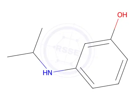 Chemical structure of 3-[(propan-2-yl)amino]phenol
