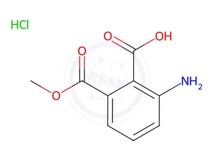 Chemical structure of 2-Amino-6-(methoxycarbonyl)benzoic Acid Hydrochloride