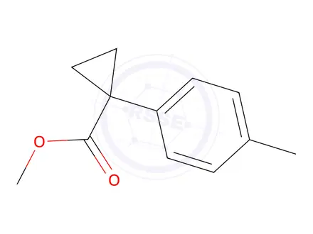 Chemical structure of methyl 1-(4-methylphenyl)cyclopropane-1-carboxylate