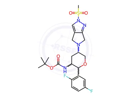 Chemical structure of Omarigliptin Impurity 4
