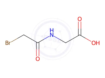 Chemical structure of Bromoacetamido Acetic Acid Impurity